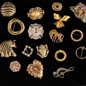 Vintage Brooch Lot